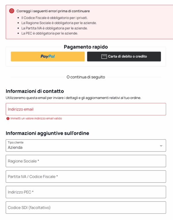Plugin Dati Fiscali Italiani Su WooCommerce
