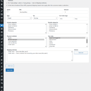 Advanced Fees per Cart & Checkout Blocks per WooCommerce