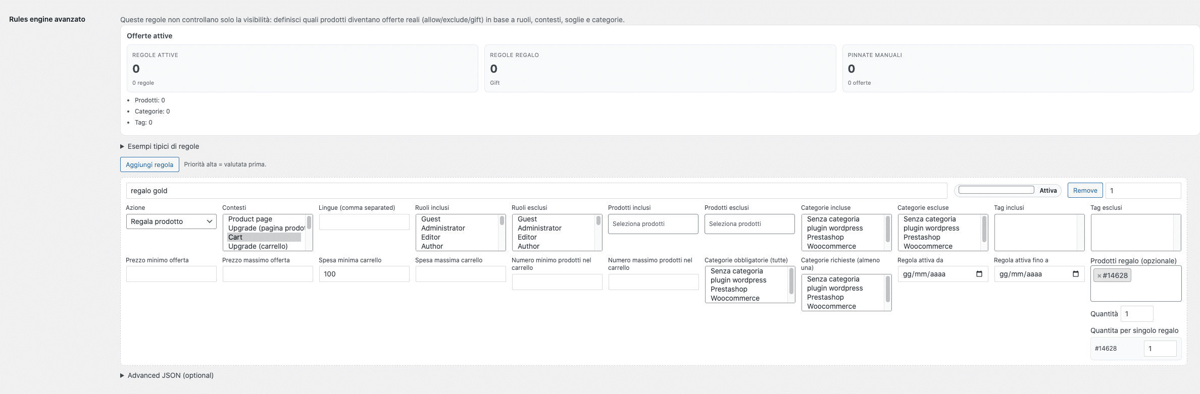 GG Smart Offers – Plugin Upsell e Cross-Sell per WooCommerce - immagine 8